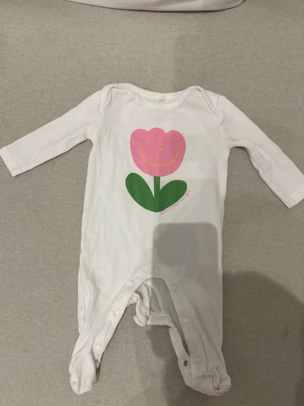 Stella McCartney Kids Floral Graphic Hat And Romper Set